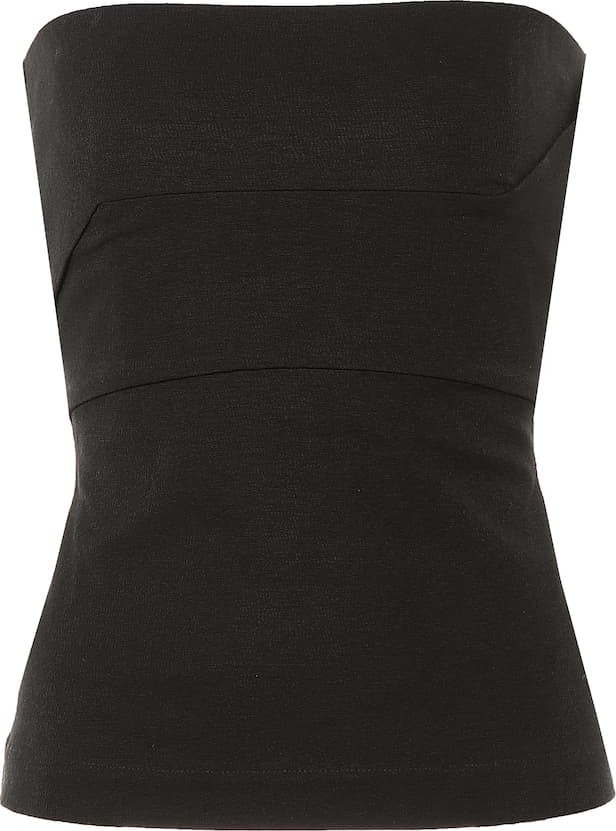 Rick Owens Bustier cotton-blend top