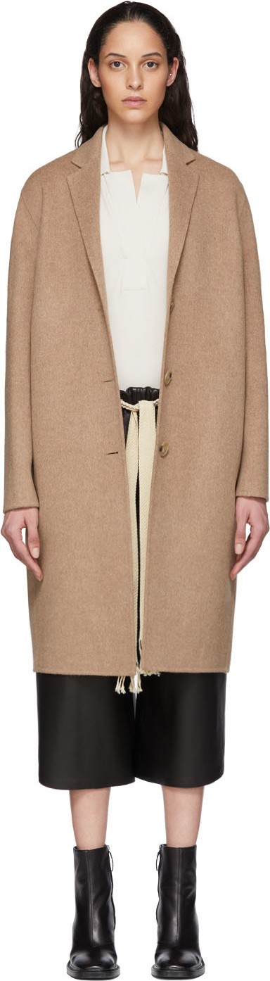 Acne Studios Tan Avalon Coat