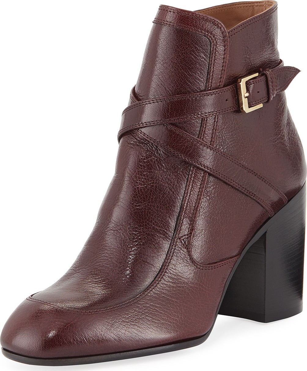 Laurence Dacade Tonia Crisscross Leather Booties