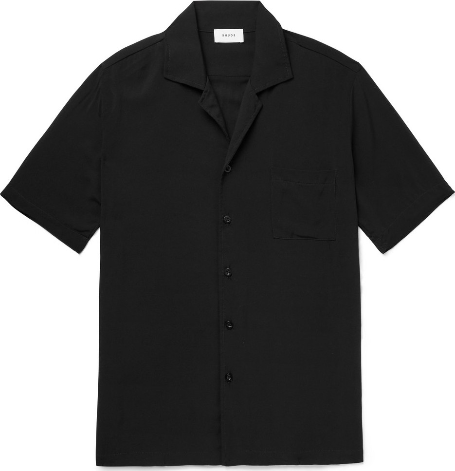 RHUDE Printed Camp-Collar Woven Shirt