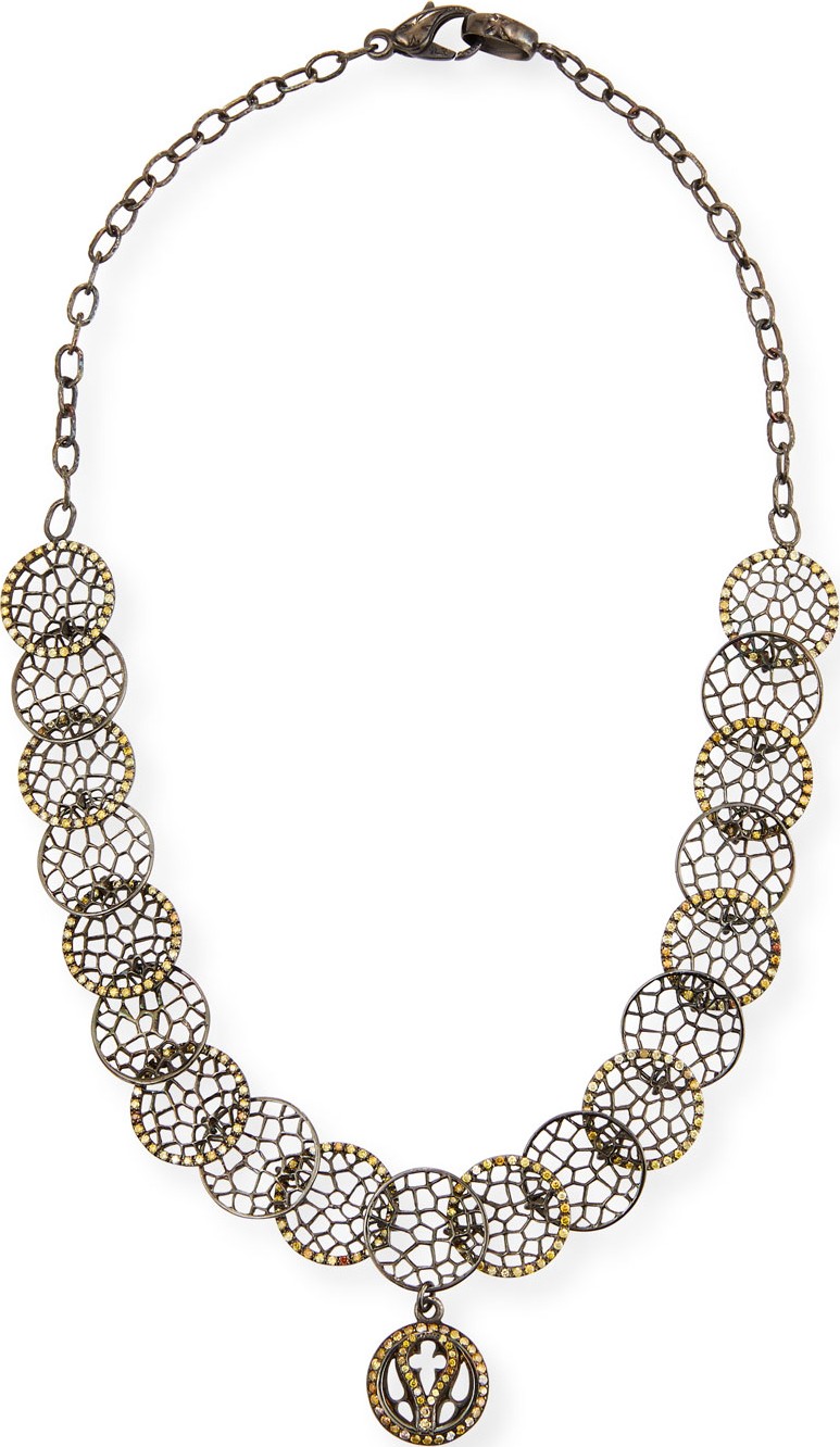 Loree Rodkin 18k Lacy Choker Necklace w/ Diamonds