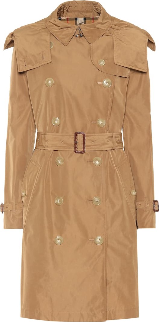 Burberry London England Hooded trench coat