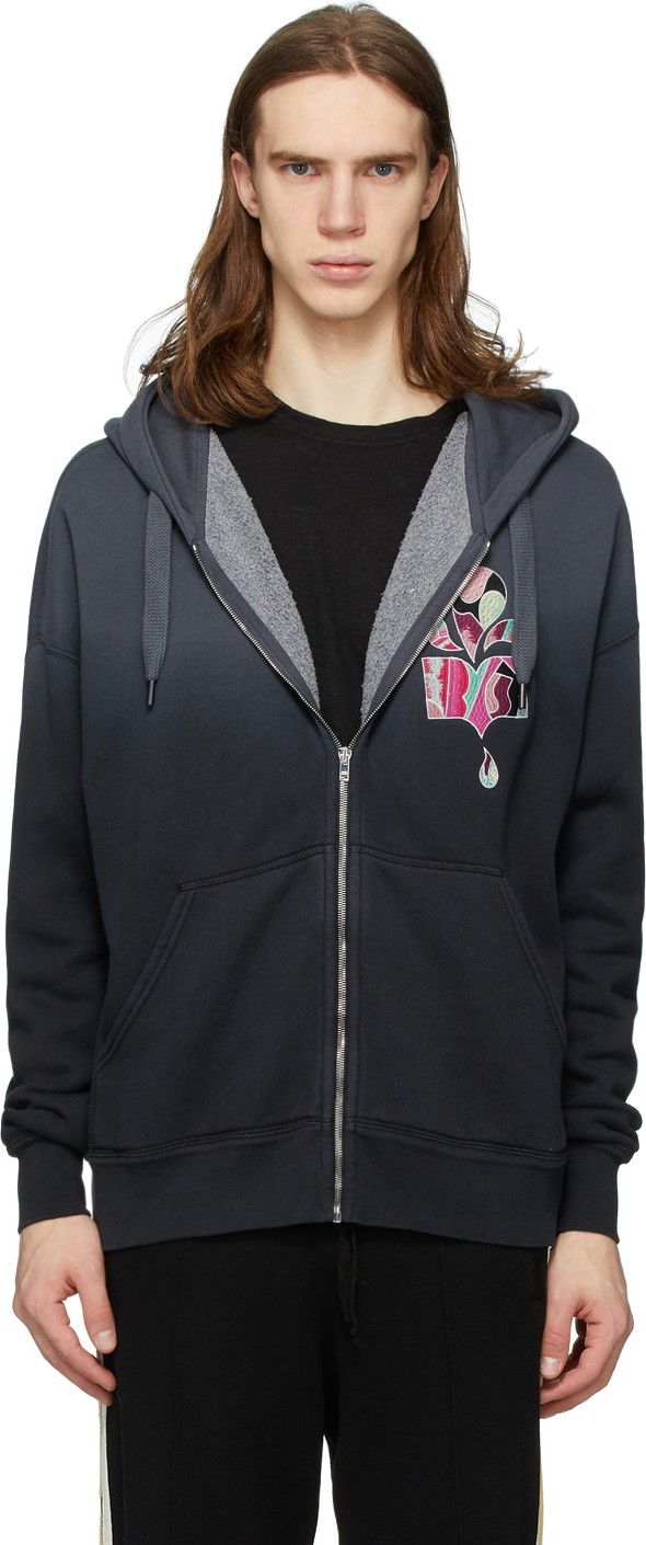 Isabel Marant Black Mikoas Zip Hoodie
