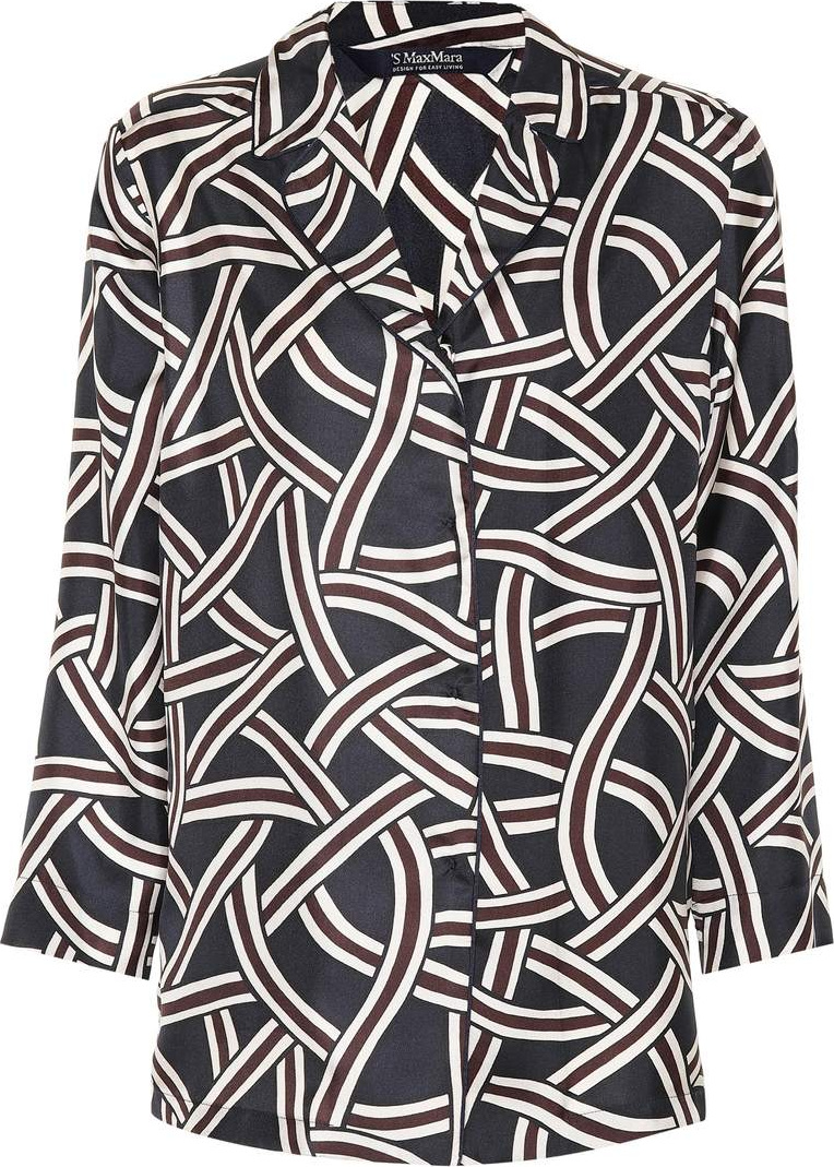 Max Mara Selim silk twill shirt