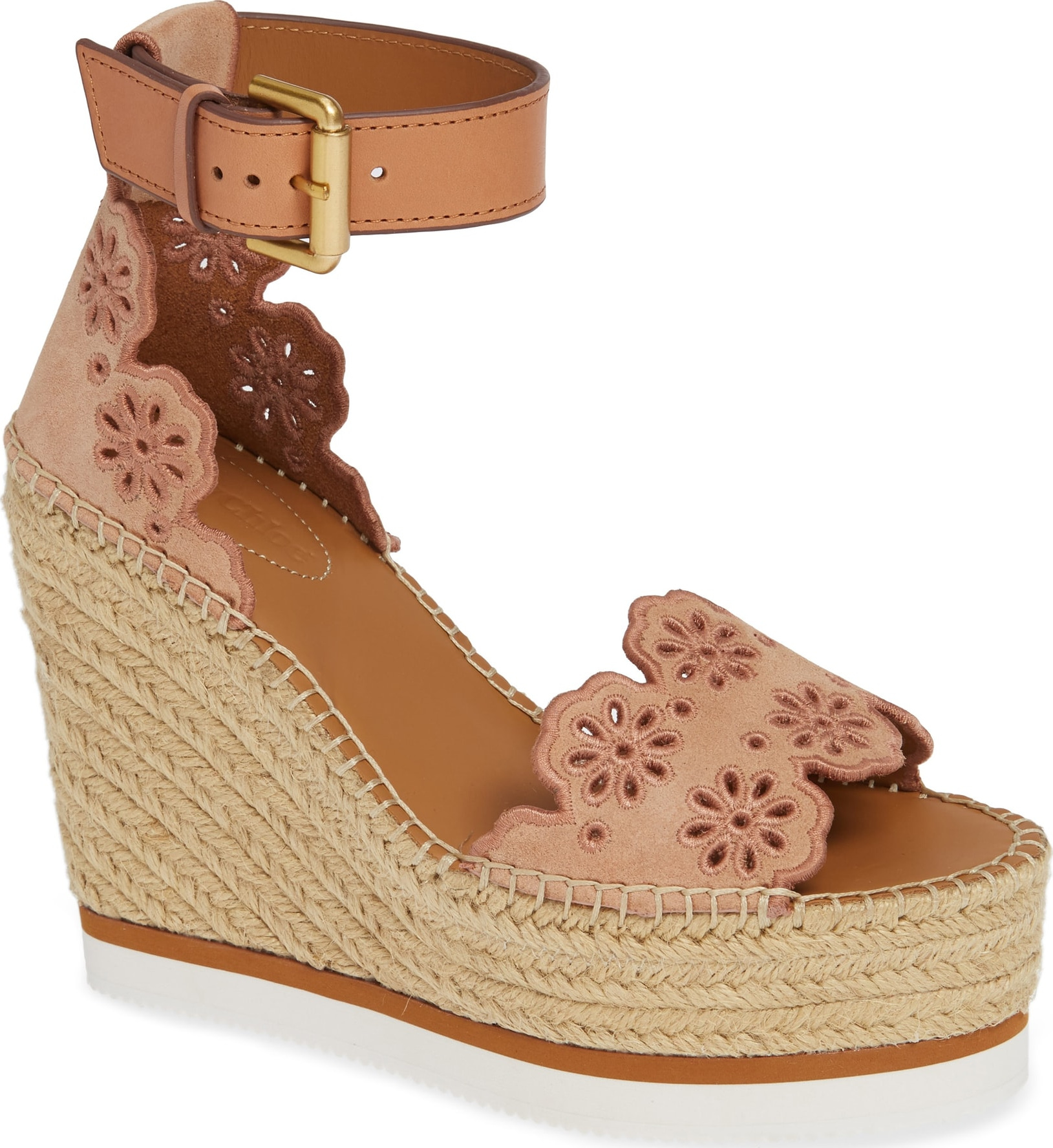 See By Chloé Glyn Platform Wedge Espadrille Sandal