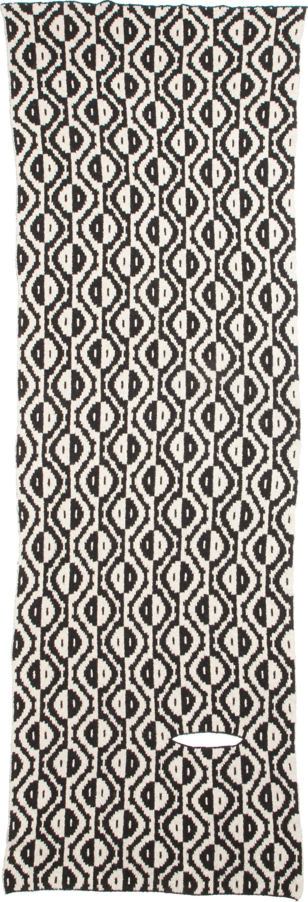 Dries Van Noten Geo Jacquard Merino Wool Blend Scarf