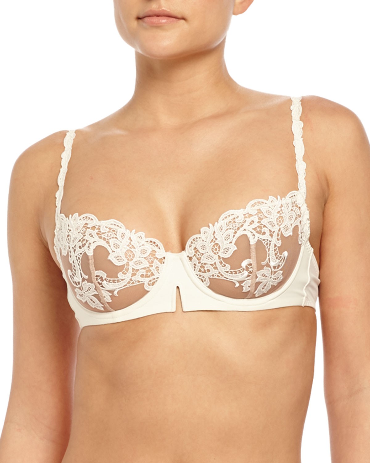 Simone Perele Saga Non-Padded Lace Demi Bra