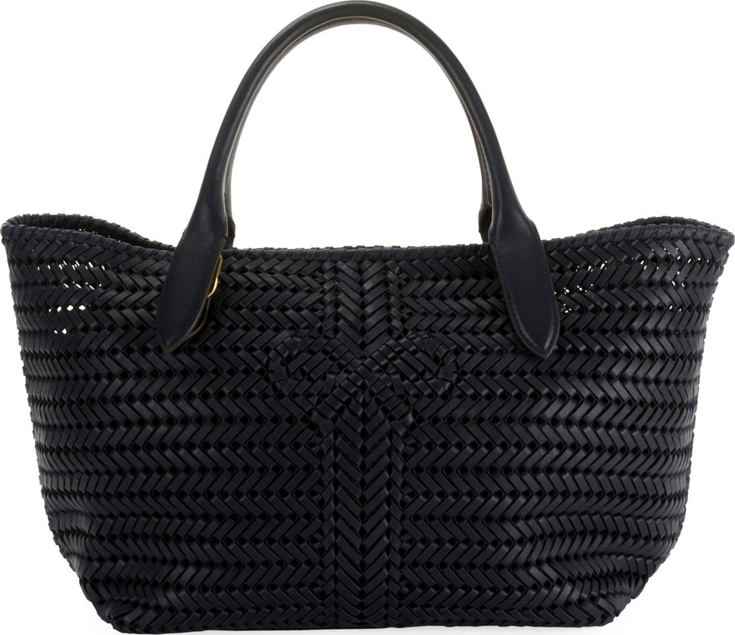 Anya Hindmarch The Neeson Woven Leather Tote Bag