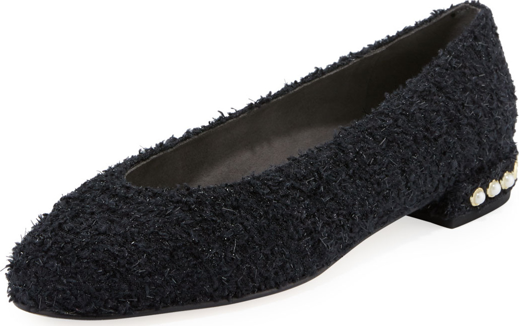 Stuart Weitzman Chicpearl Boucle Ballet Flat