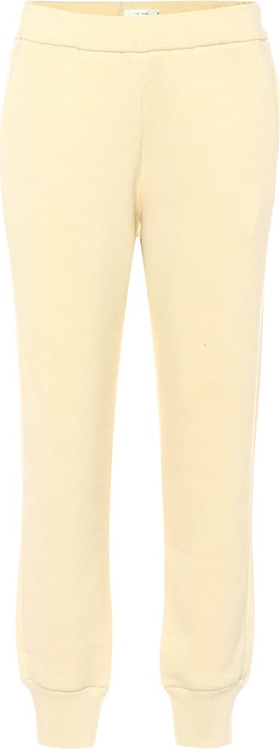 THE ROW Angeles cotton trackpants
