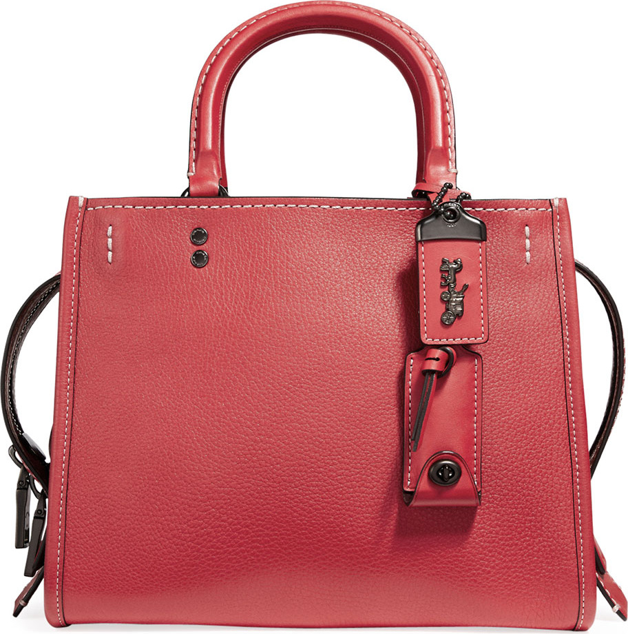 COACH 1941 Rogue 25 Pebbled Leather Tote Bag
