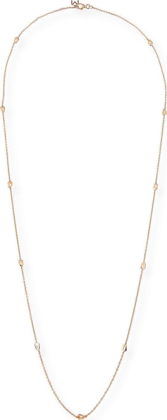 Mattioli Puzzle Station Necklace in 18K Rose Gold, 33"
