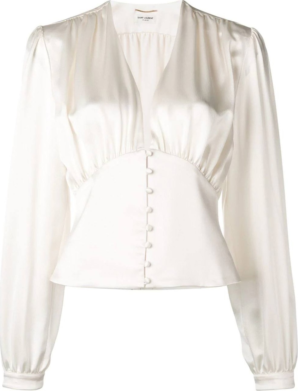 Saint Laurent draped blouse
