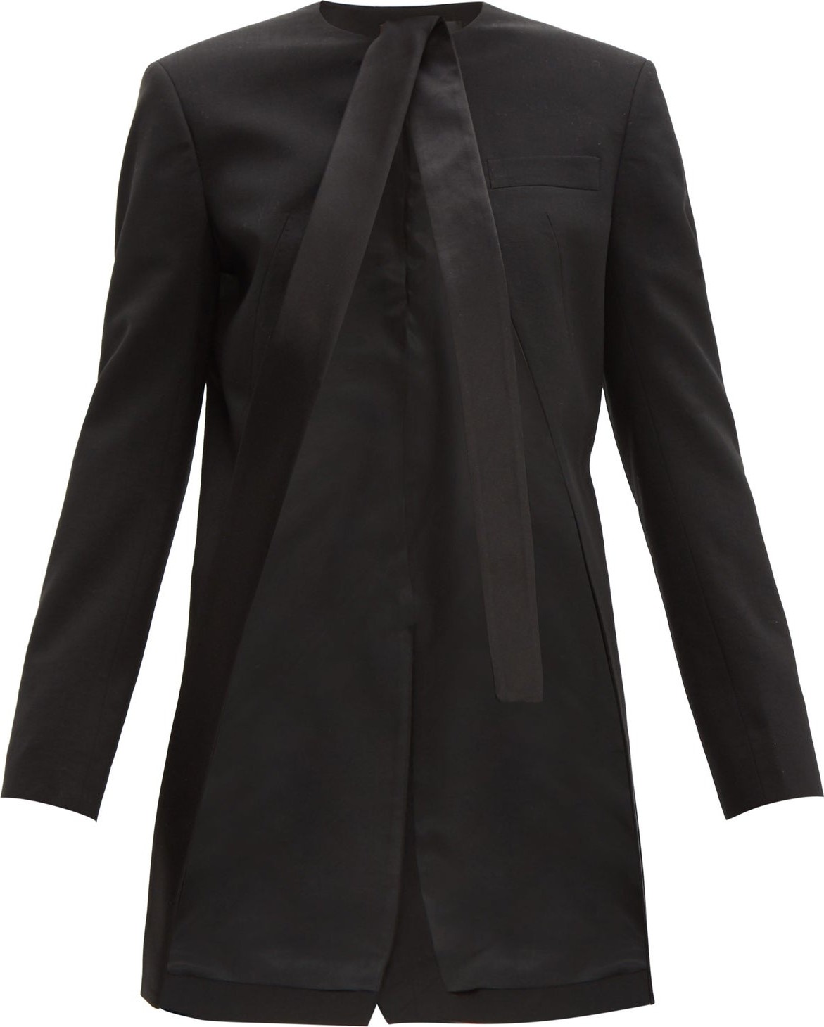 Haider Ackermann Open-front wool-blend jacket