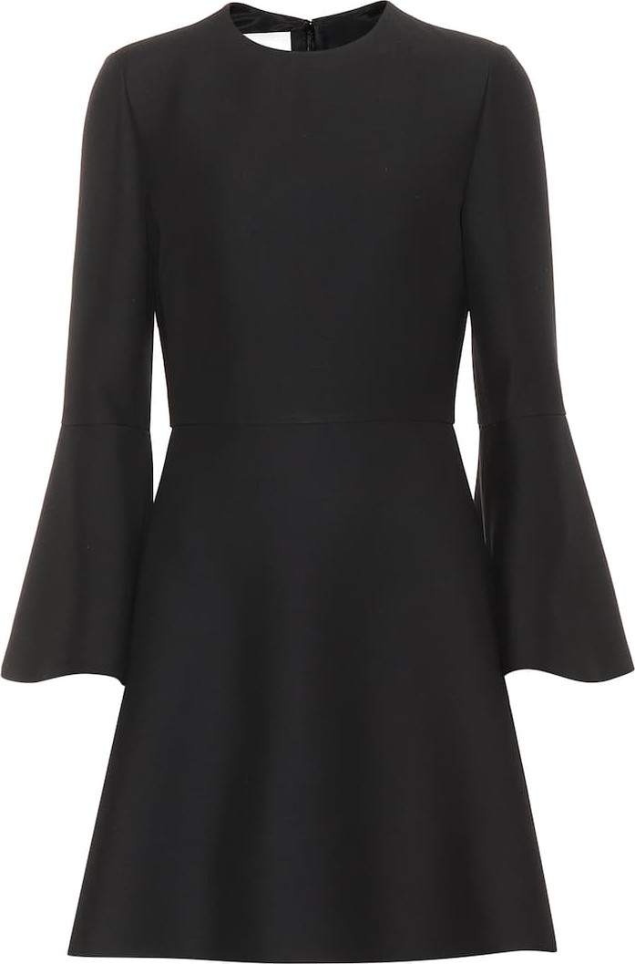 Valentino Silk and wool crêpe minidress
