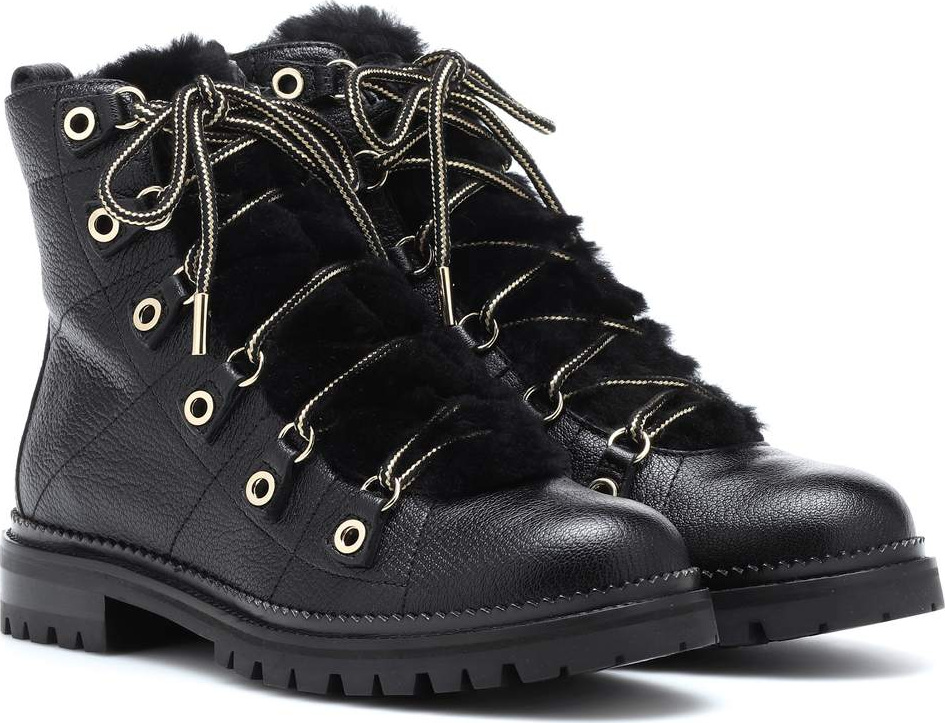 Jimmy Choo Hillary Flat leather ankle boots