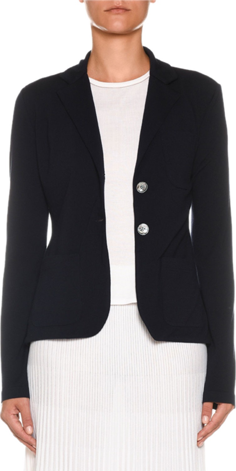 Agnona Two-Button Merino Wool Jacket
