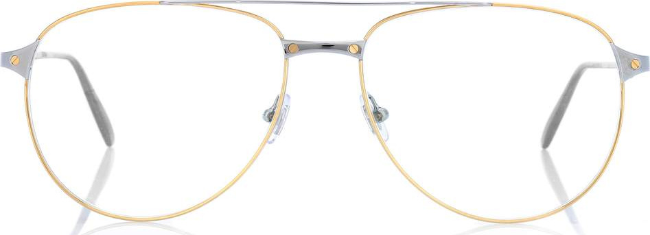 Cartier Santos de Cartier aviator glasses