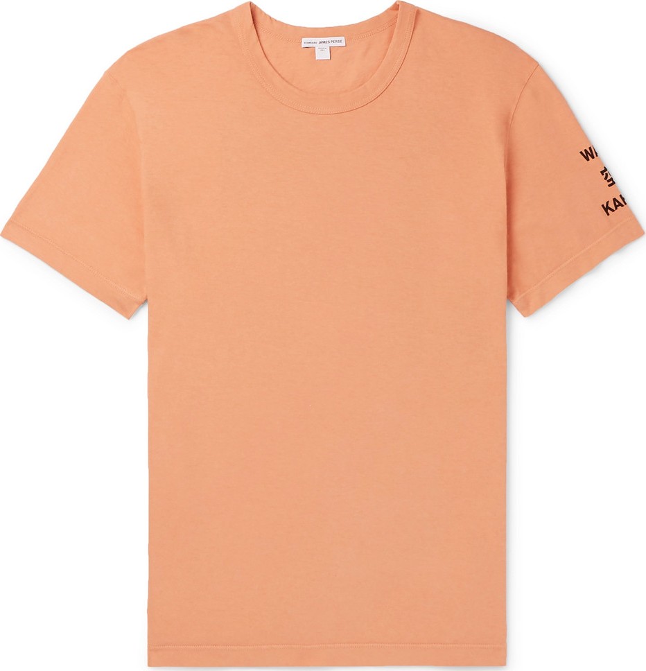 James Perse Printed Cotton-Jersey T-Shirt