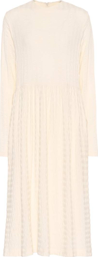 Jil Sander Stretch wool midi dress