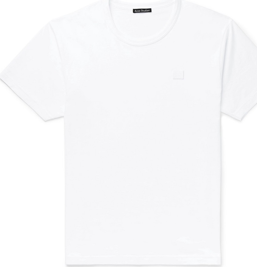 Acne Studios Nash Appliquéd Cotton-Jersey T-Shirt