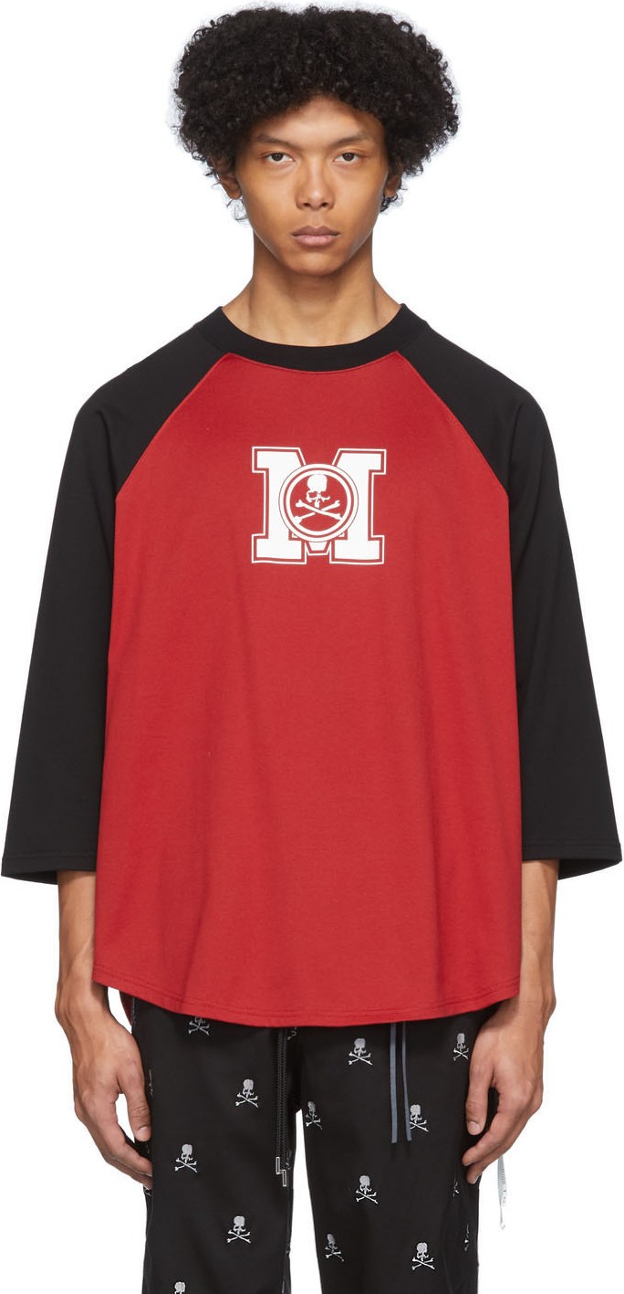 Mastermind World Black & Red Baseball T-Shirt