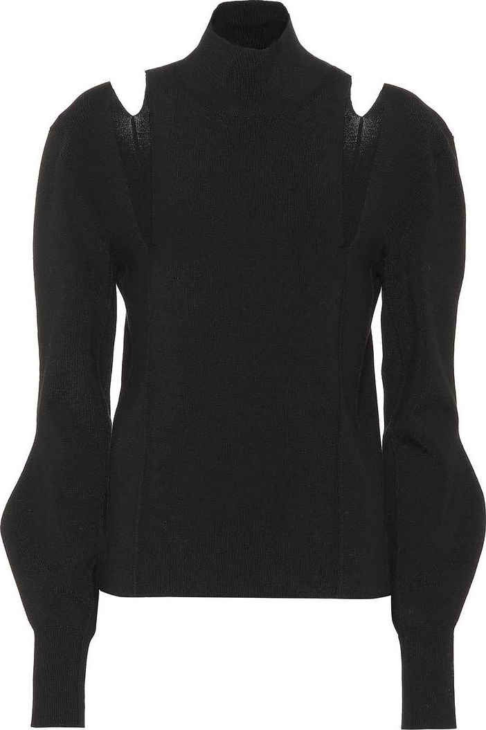 Chloe Cut-out wool-blend sweater