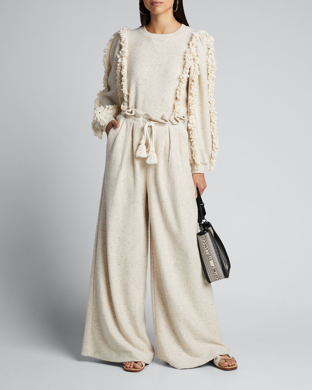 Ulla Johnson Ayana Drawstring Wide-Leg Pants