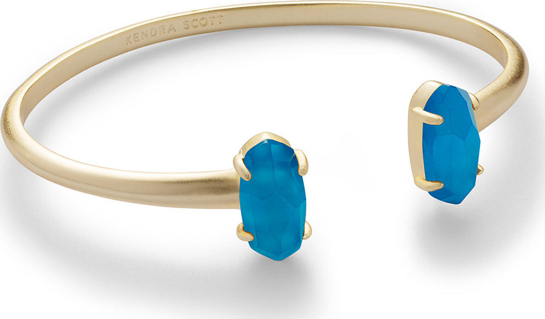 Kendra Scott Edie Druzy Stone Bangle Bracelet