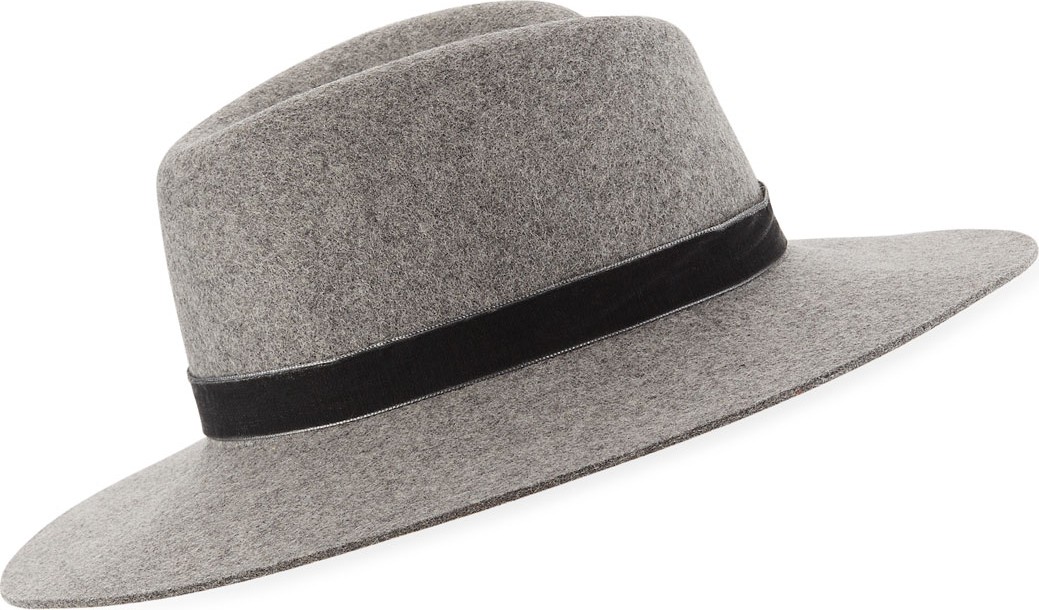 Rag & Bone Zoe Wool Fedora Hat