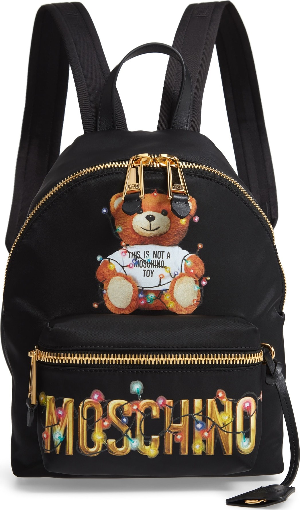 Moschino Christmas Teddy Nylon Backpack
