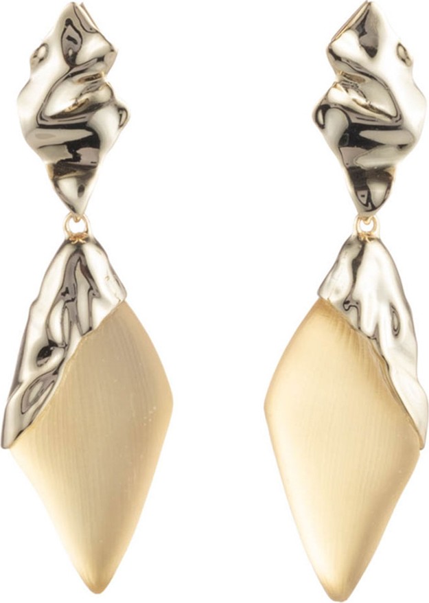 Alexis Bittar Crumpled Cap-Drop Earrings