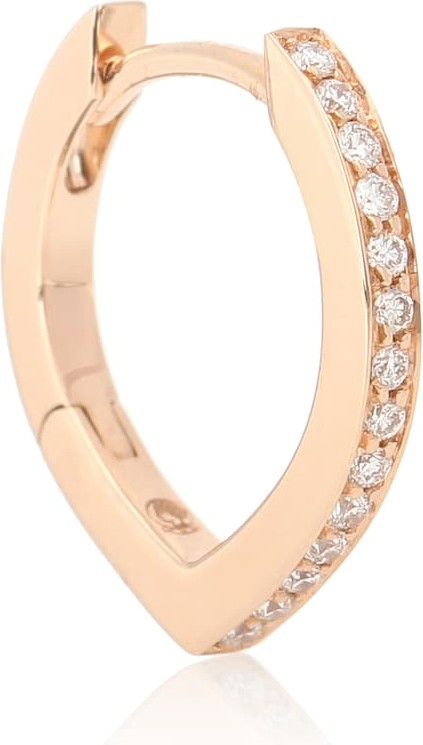 REPOSSI Antifer 18kt rose gold and diamond single earring