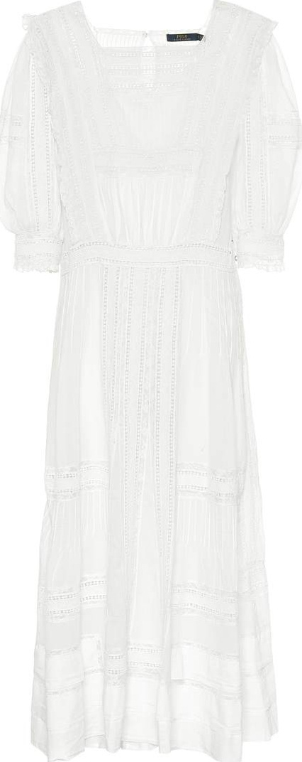 Polo Ralph Lauren Cotton midi dress