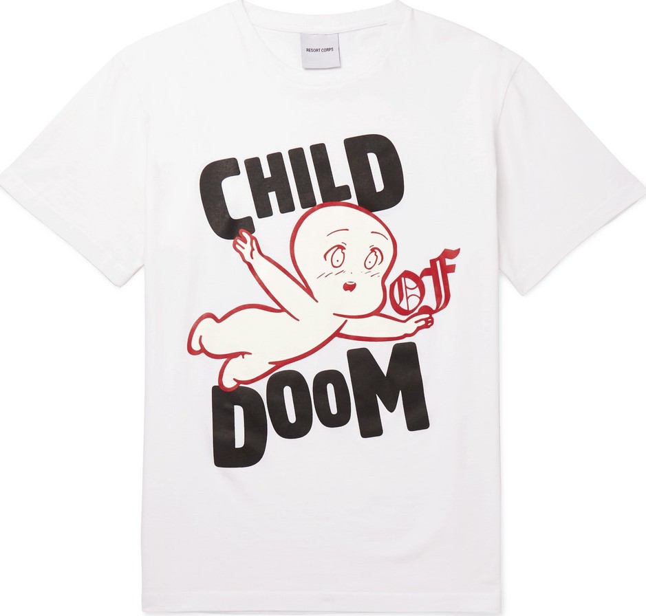 Resort Corps Printed Cotton-Jersey T-Shirt