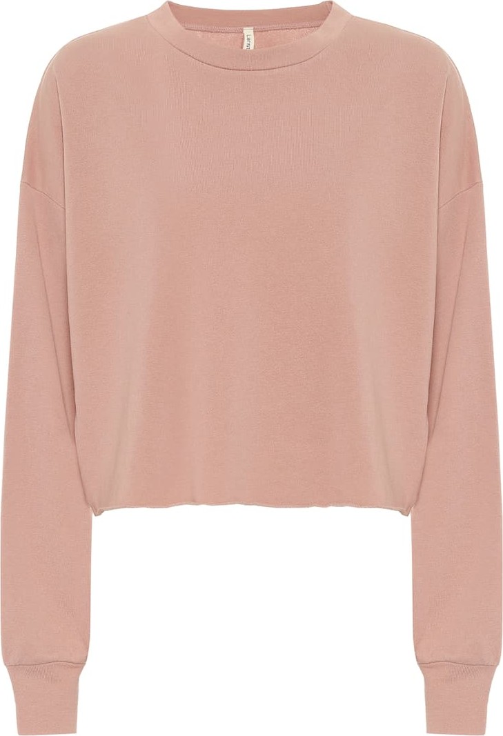 Lanston Cropped cotton-blend sweater