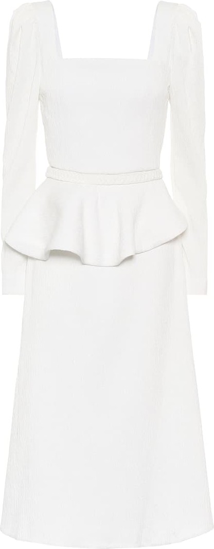 Johanna Ortiz Crinkled midi dress