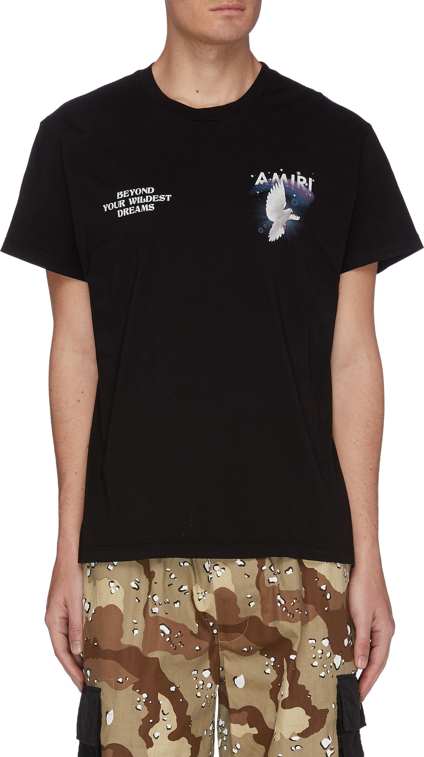 Amiri 'Rainbow Dove' Graphic Print T-shirt