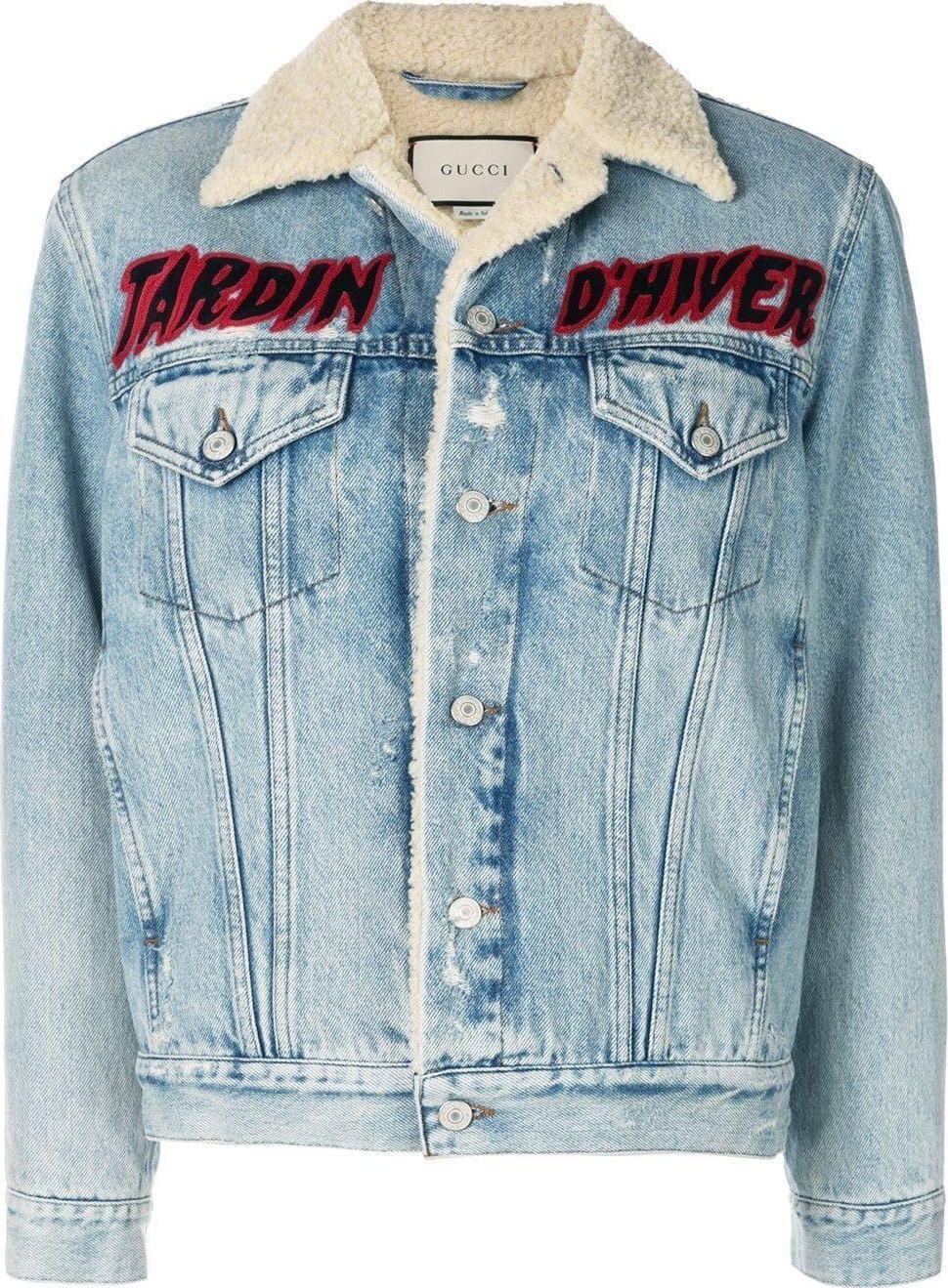 Gucci Embellished denim jacket