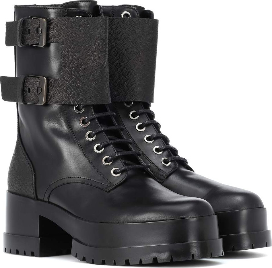 Robert Clergerie Willy leather ankle boots