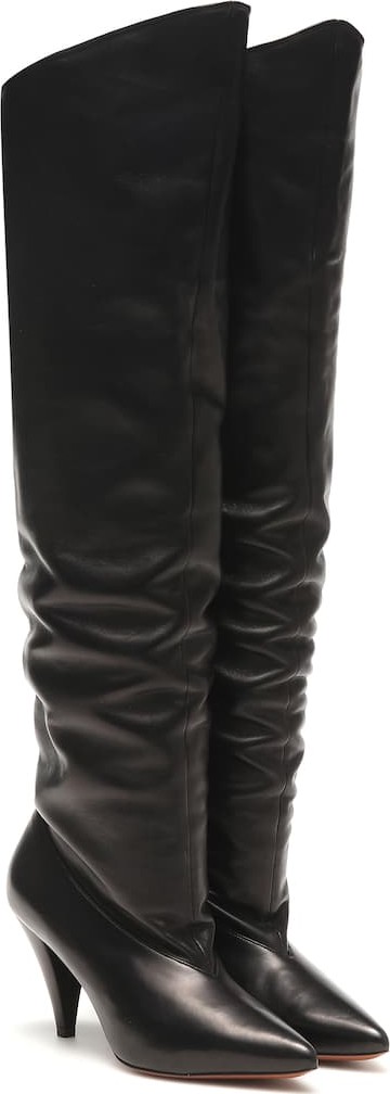Givenchy Ruched leather boots