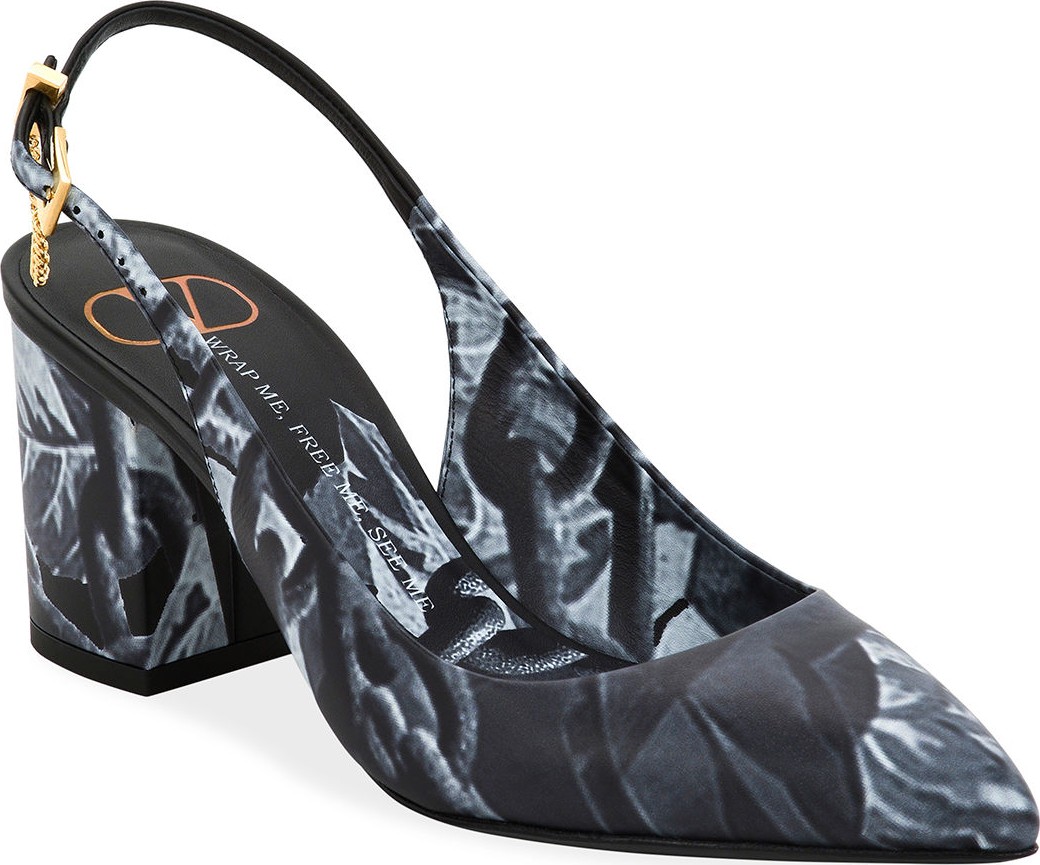 Valentino Ringstud Undercover Rose Pumps