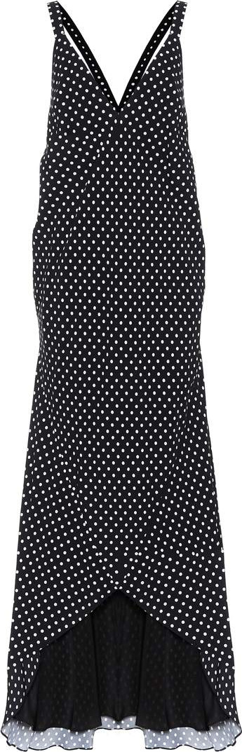 Haider Ackermann Polka-dot maxi dress