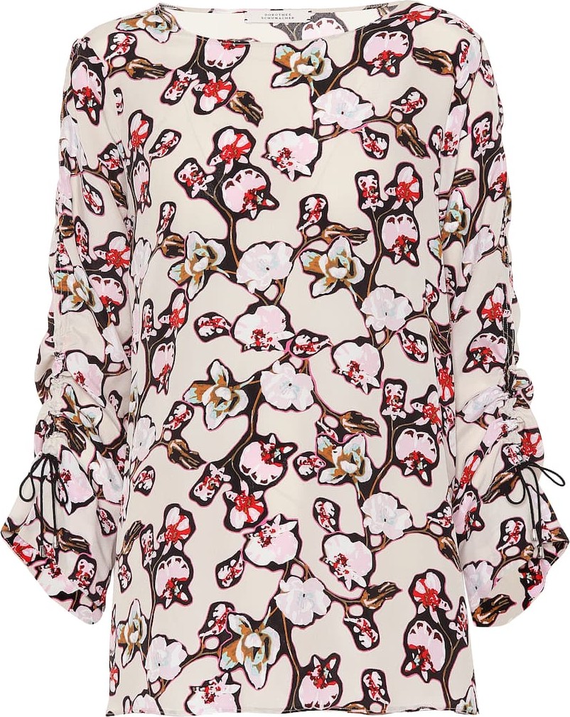 Dorothee Schumacher Daydream Meadow silk-blend blouse