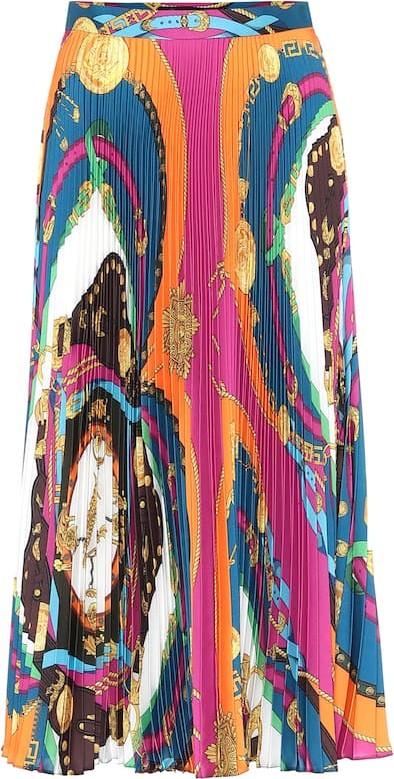 Versace Pleated maxi skirt
