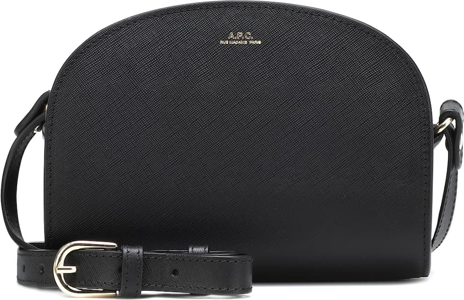 A.P.C. Demi-Lune leather shoulder bag