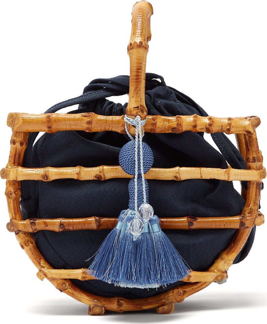 Glorinha Paranagua Luana bamboo-cage bag