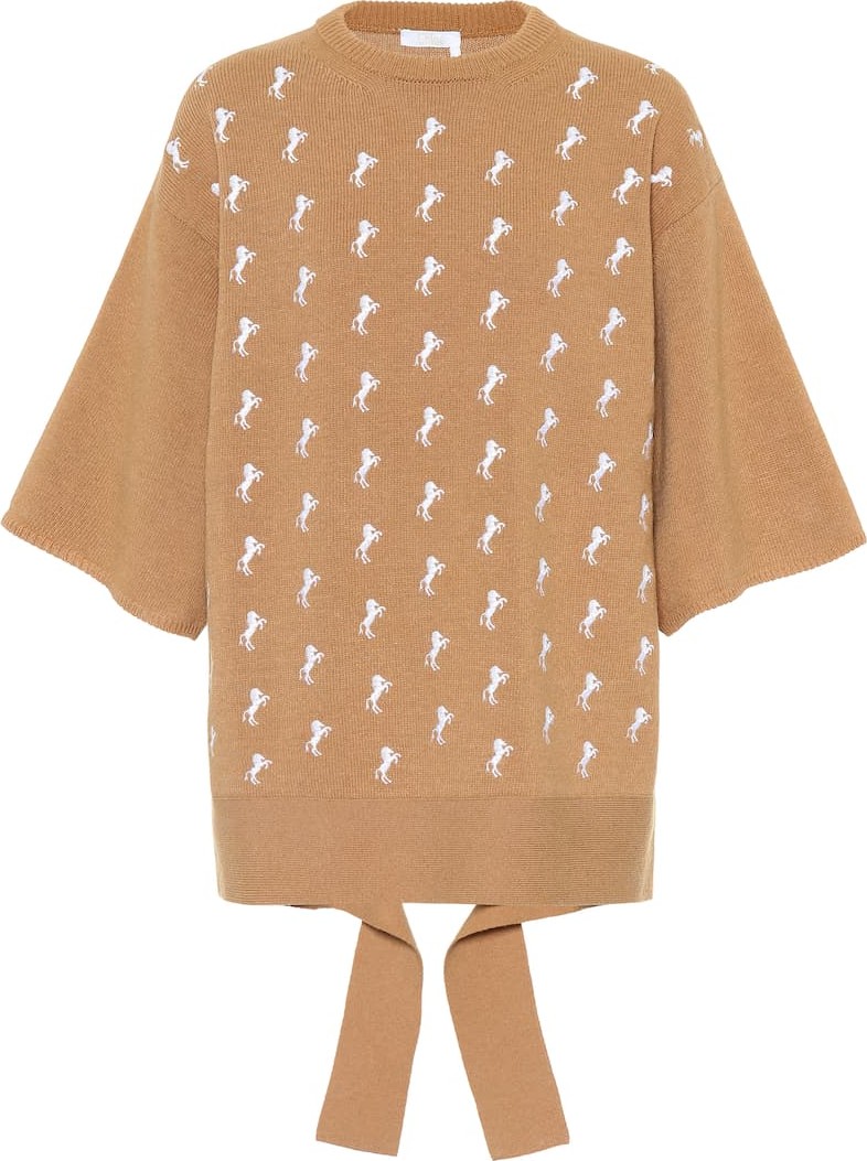 Chloe Wool-blend top