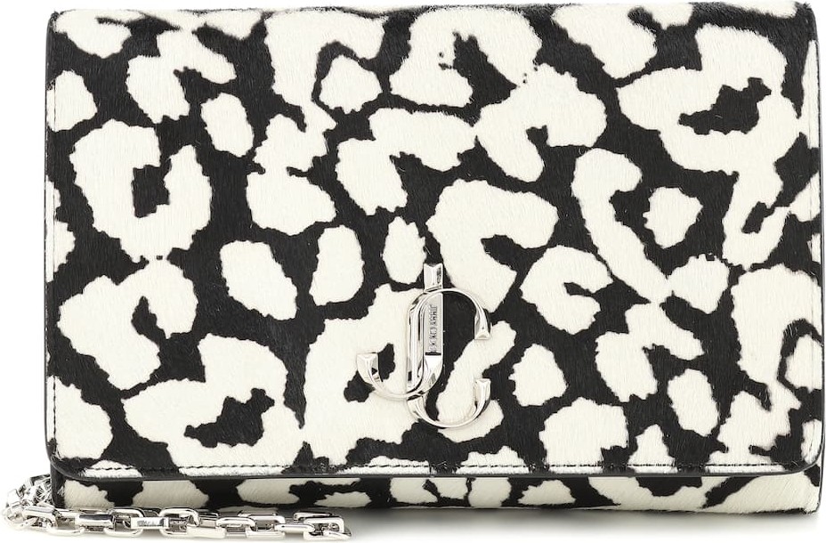 Jimmy Choo Varenne calf-hair clutch