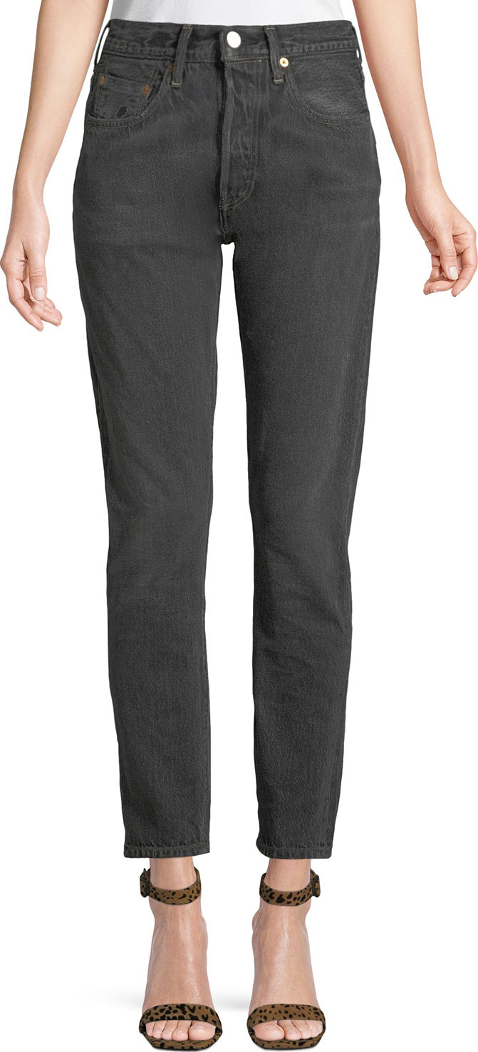 LEVI’S 501 High-Rise Skinny Ankle Jeans